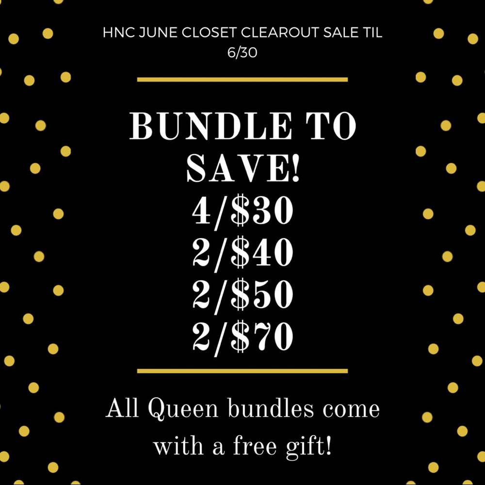 Bundle Closet ClearOut Sale until 6/30!